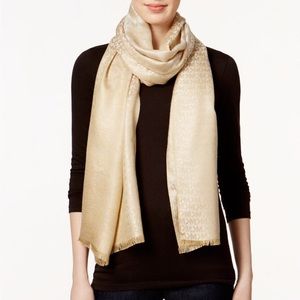 Beautiful camel gold Michael Kors signature scarf